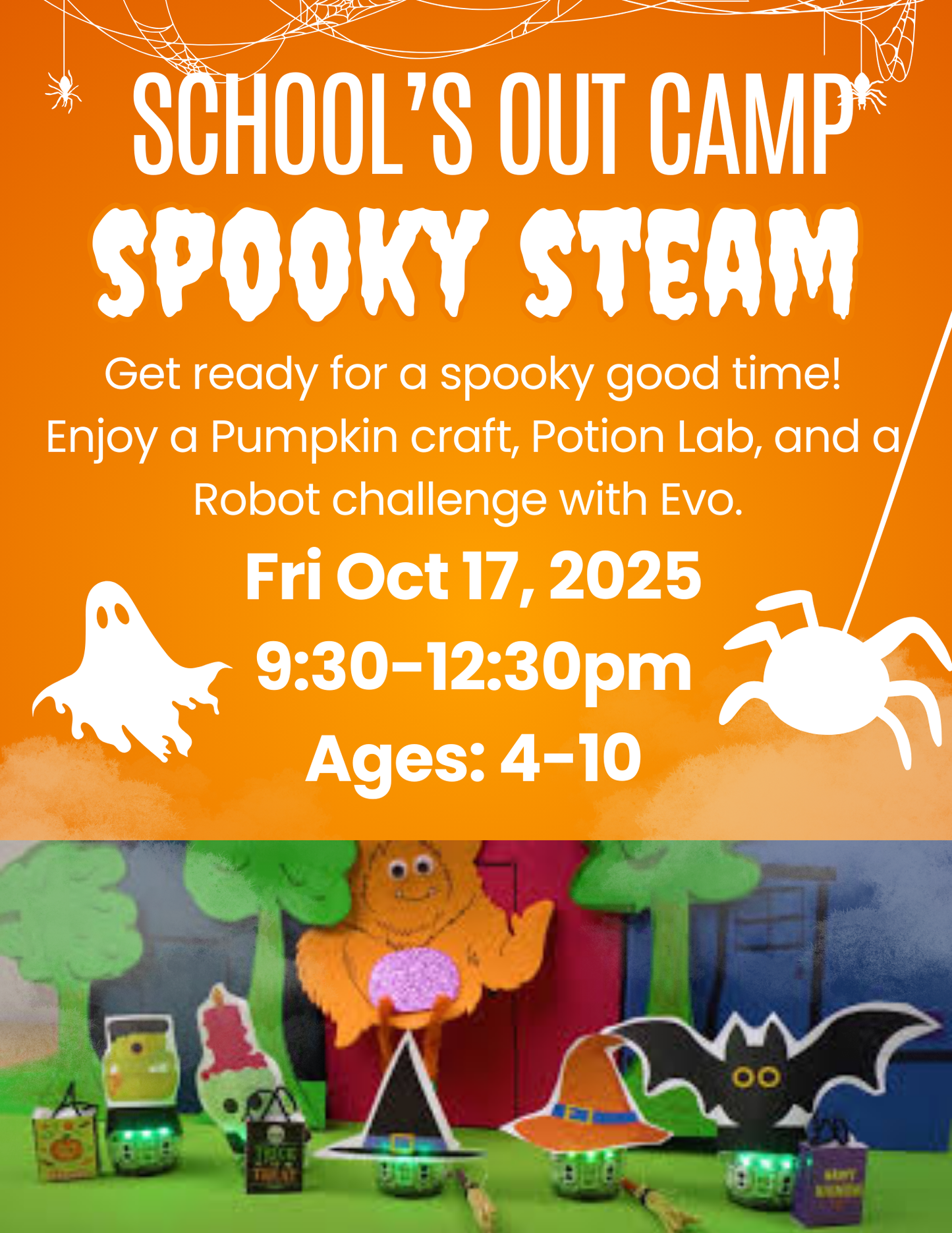 School's Out Camp Spooky STEAM