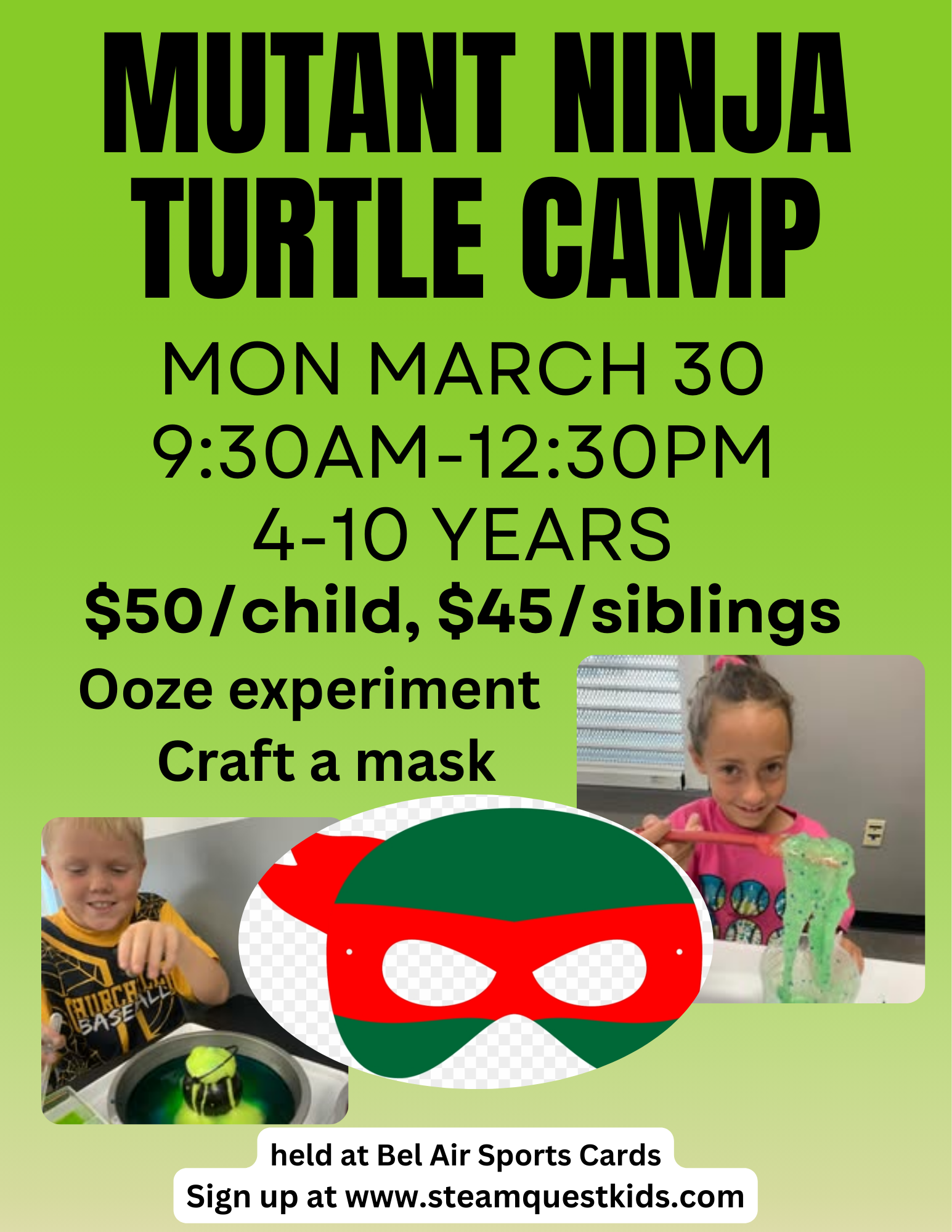 Mutant Ninja Turtle Camp