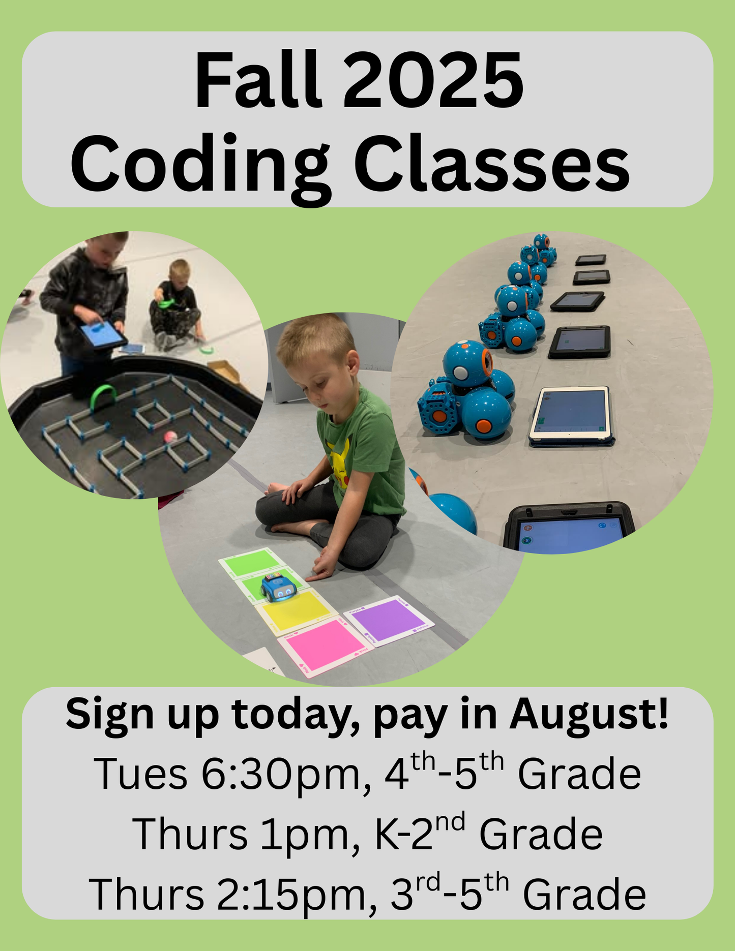 Fall Coding Classes