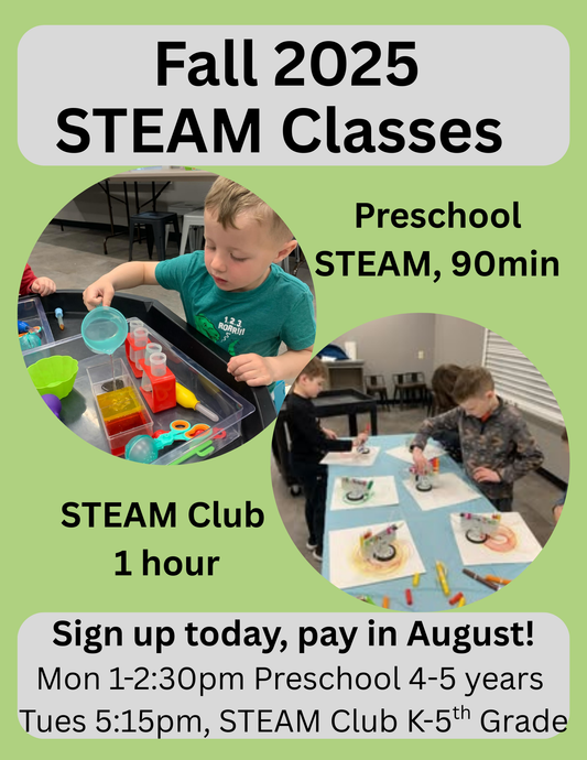Fall STEAM Classes