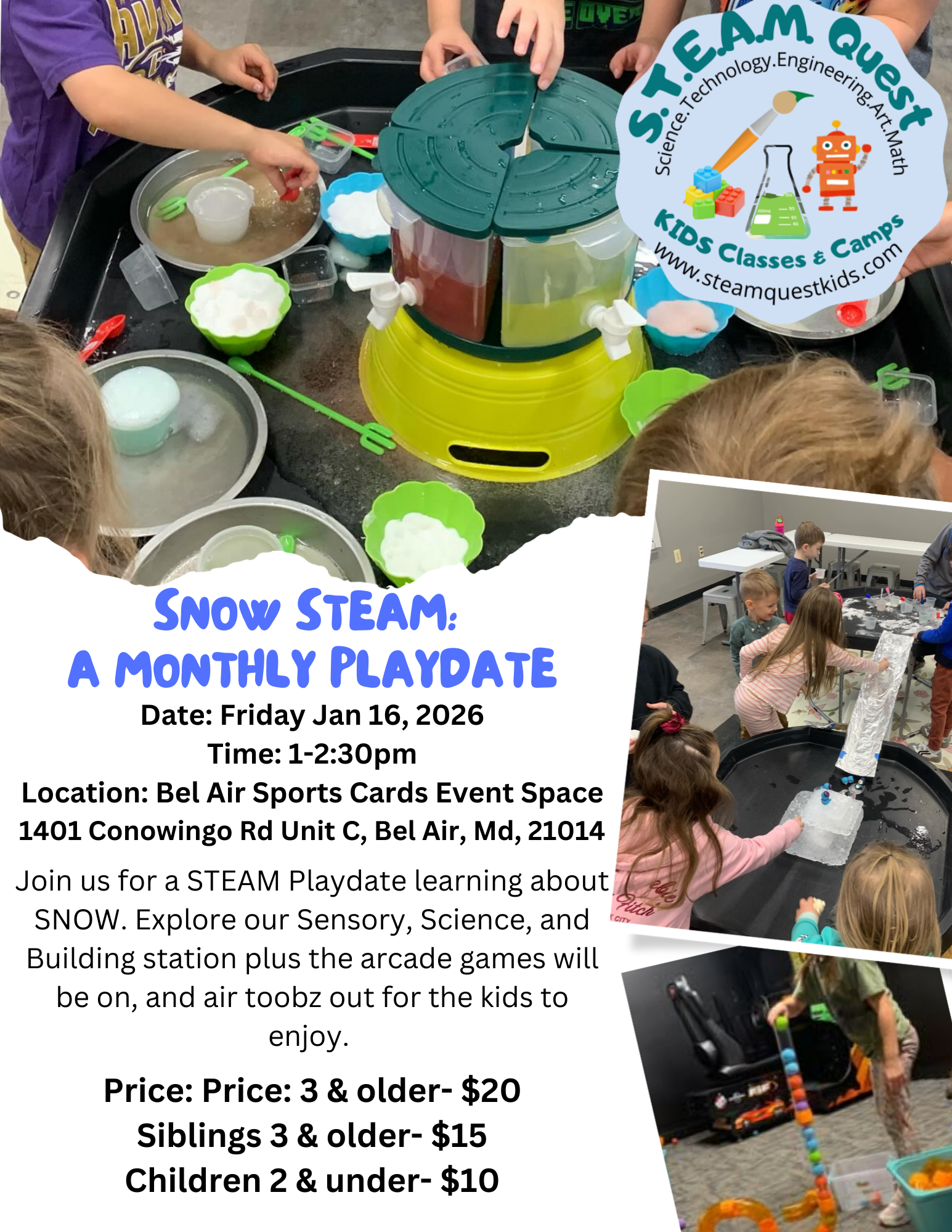 Snow STEAM Class