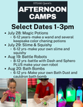 Afternoon Camps 6-12
