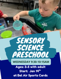 Winter Sensory Science Preschool