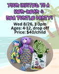 Mer-Bear & Turtle Party